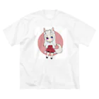 ⛩銀狐🦊👘の銀狐🐾 ビッグシルエットTシャツ