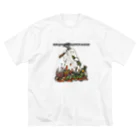 NeoHorrorStoreのネオホラくん 루즈핏 티셔츠