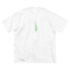 saiのあるとさくそふぉん（グリーン） ビッグシルエットTシャツ