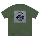 キッズモード某の武骨なバイクデザイン(ヒッコリー) Big T-Shirt