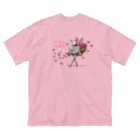 ハッピースマイルのうさ吉 ビッグシルエットTシャツ