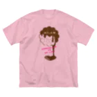 イラスト MONYAAT のCT98 CHOCOKATE IS MY LIFE*Ｃ ビッグシルエットTシャツ