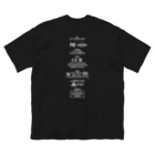 ''''Bar Code''''のBar Code T-shirt  black Big T-Shirt