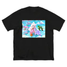 くまきちショップやさんのくまきちの夏休み Big T-Shirt