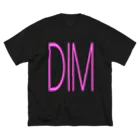 DIMADARA BY VULGAR CIRCUSのDIM_A_DARA PINK/DB_29 ビッグシルエットTシャツ