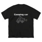 About right Rのキャンピングカー ビッグシルエットTシャツ