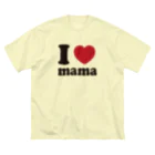 キッズモード某のI love mama ビッグシルエットTシャツ