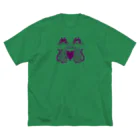 toodle doodle shopの花猫 ビッグシルエットTシャツ