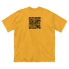 suzuritsukoのありがとうQR ビッグシルエットTシャツ