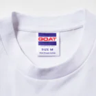radicalOtaのGORILLA GRID公式グッズ ビッグシルエットTシャツのタグ