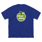 キッズモード某のチャーミングアップル(青りんご) ビッグシルエットTシャツ