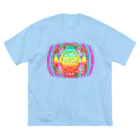 ✨🌈✨ユラクラカン🇯🇵 ✨🌈✨の🌈🌟two of caps 祝杯カップ💕🥂💕🌟🌈 ビッグシルエットTシャツ