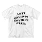 NUMBER-8のANTI COVID-19 CLUB(BLACK) ビッグシルエットTシャツ