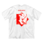 HALF MILE BEACH CLUBのSURF AWAY - RED ビッグシルエットTシャツ