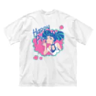 FANATIC CHARMYのHappy ピカ子 ビッグシルエットTシャツ