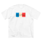 Bianco and NeROの私はフランス語を勉強中です ビッグシルエットTシャツ