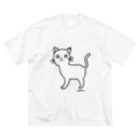 ゆきだるまころころのおさんぽこねこ Big T-Shirt