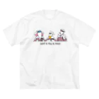 BonBonのトリコロール ビッグシルエットTシャツ