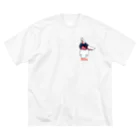 BonBonのワンポイントミシェル ビッグシルエットTシャツ