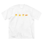 琥珀堂のパンケーキリクガメ ビッグシルエットTシャツ