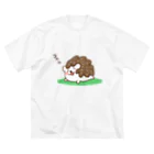 ユイのハリネズミのハーリィーちゃん　おやすみ ビッグシルエットTシャツ