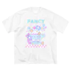 Fancy Surprise!の🌈Reprint🌈 Happimal Cream Sundae BIG TEE Big T-Shirt