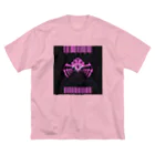 Ａ’ｚｗｏｒｋＳの8-EYES PINKSPIDER BLK ビッグシルエットTシャツ