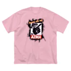 AZMAの商店✨🍄✨DJ AZMA＆エリアCグッズ🎶のDJ AZMA アートロゴ✨🍄 ビッグシルエットTシャツ