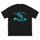 Ａ’ｚｗｏｒｋＳのドルフィンジャンプ（ブルー） ビッグシルエットTシャツ