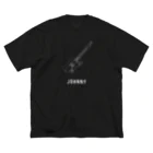 Handwritten GuitarsのJOHNNY -white line- ビッグシルエットTシャツ