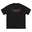 YuukingStoreのDeath Metal Logo Chrome ビッグシルエットTシャツ