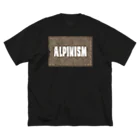 loveapplefactoryのalpinism contour ビッグシルエットTシャツ