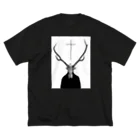 penoitrodのBone&Cross ビッグシルエットTシャツ