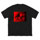 Ａ’ｚｗｏｒｋＳの陰陽　悪(EVIL) ビッグシルエットTシャツ