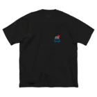 たかぼん共和国の富士山 ビッグシルエットTシャツ