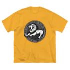 Ａ’ｚｗｏｒｋＳのLION IN A CIRCLE ビッグシルエットTシャツ