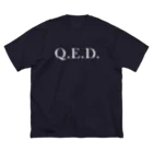 CranosのBaskerville_Old_Face_QED3 ビッグシルエットTシャツ