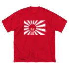 HkakktakkaTshirtの赤色光赤色球 BS ビッグシルエットTシャツ