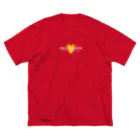 T-jet's Illustration...の［両面］Matsusaka Quality "Red"【株式会社新竹商店ライセンス品】 ビッグシルエットTシャツ