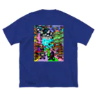 Ａ’ｚｗｏｒｋＳの宇宙人類皆兄弟 VERTICAL ビッグシルエットTシャツ