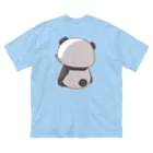 NaOsCripsssのさびしいパンダ ビッグシルエットTシャツ