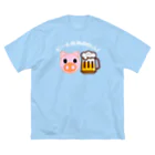 JIU(ジウ)ブラジリアン柔術Tシャツのbuta beer ビッグシルエットTシャツ