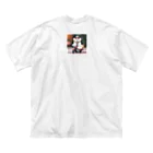 akipon007のワンちゃんと一緒にツーリング！ Big T-Shirt