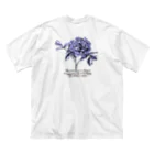 THE PARTY DOES NOT ENDのflower ビッグシルエットTシャツ