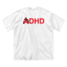 9ozのADHD T-shirt 2 ビッグシルエットTシャツ