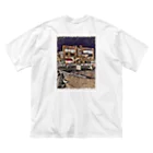 し"ょーし"のUNDER NORTH SWAMPオリジナルビッグシルエットTシャツ(ロゴブラック) Big T-Shirt