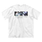 Pl_a_bilit+(y)のシンプルロゴ＋コラージュアート Big T-Shirt