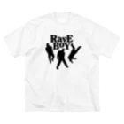 Mohican GraphicsのRave Boy Records ビッグシルエットTシャツ