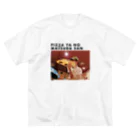 ピザ屋の松田さんのPIZZA YA NO MATSUDA SAN ビッグシルエットTシャツ