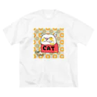 316(MIHIRO)のねこのリラックス レトロ Big T-Shirt